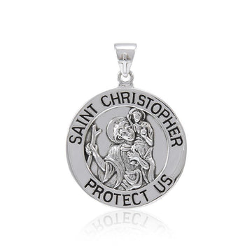 Saint Christopher Silver Pendant TPD4563 - Jewelry
